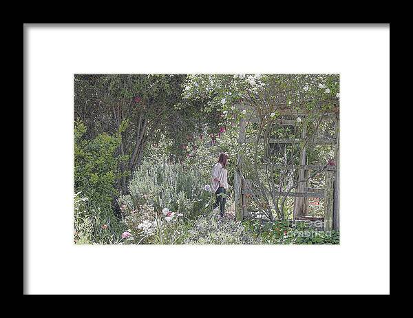 Garden Framed Print featuring the photograph The Natural Garden by Elaine Teague