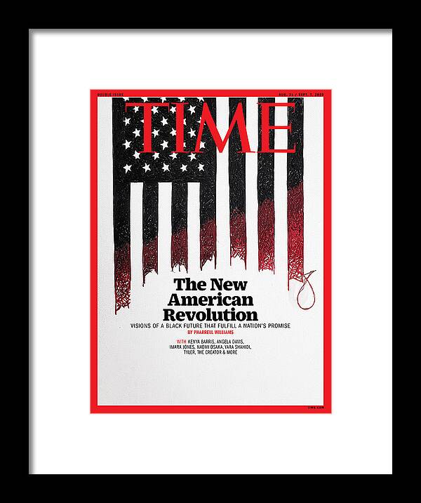 United States Of America Framed Print featuring the photograph The New American Revolution by Artwork by Nneka Jones for TIME