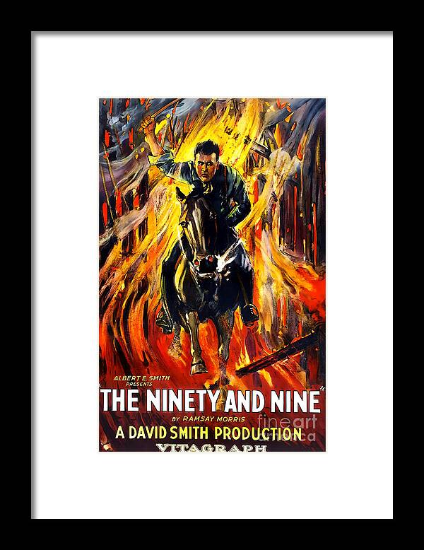 Movie Framed Print featuring the digital art The Ninety And Nine by Robert Williams