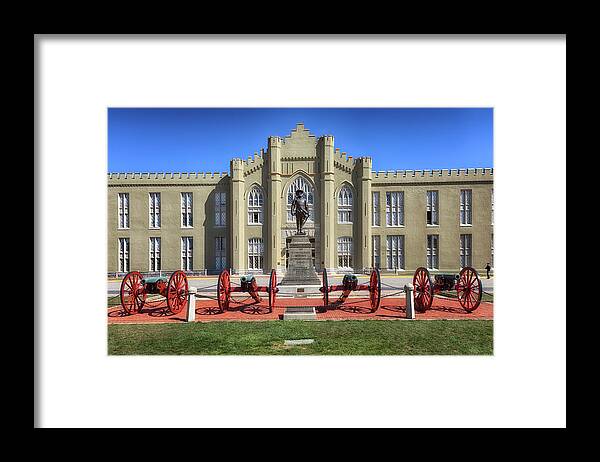 Vmi Framed Print featuring the photograph The Old Barracks - Virginia Military Institute by Susan Rissi Tregoning
