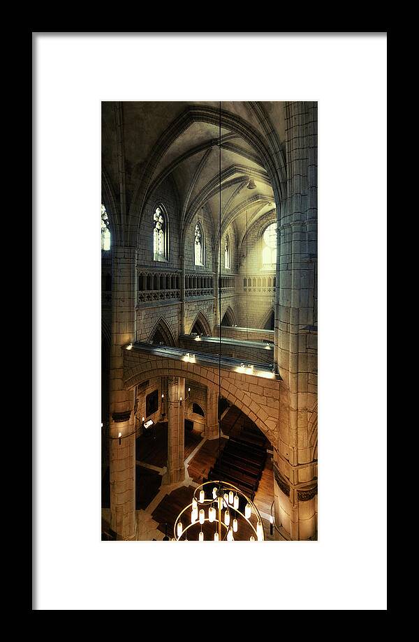 Cathedral Framed Print featuring the photograph The old cathedral by Micah Offman