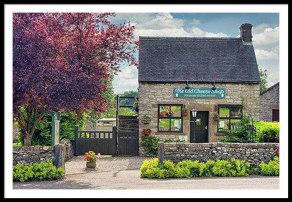 Hartington Framed Print featuring the photograph The Old Cheese Shop by Steev Stamford