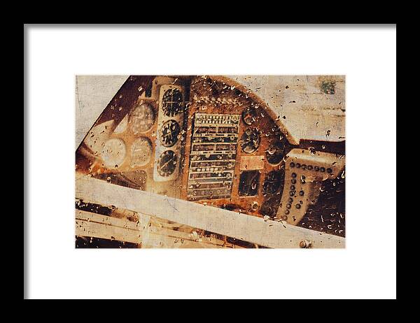 Plane Framed Print featuring the photograph The old engine that could fly by Yasmina Baggili