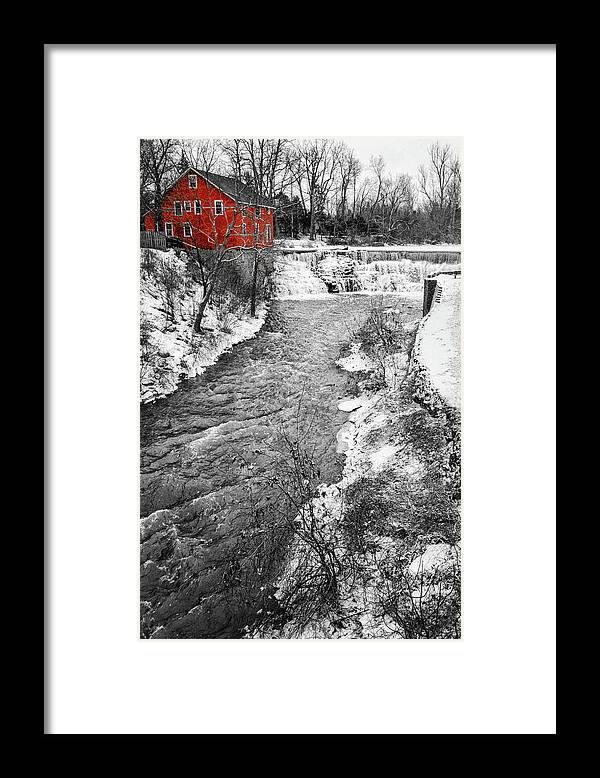 Village Framed Print featuring the photograph The Old Mill by Joann Long