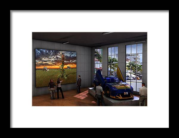 3d Framed Print featuring the digital art The Pack- Underground by Williem McWhorter