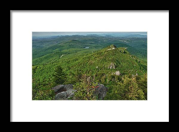 Blue Ridge Mountains Framed Print featuring the photograph The Peak by Melissa Southern