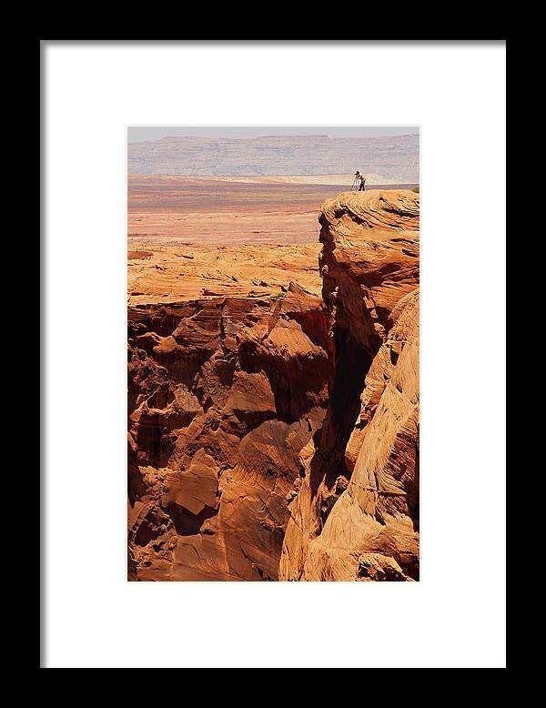 The Photographer Framed Print featuring the photograph The Photographer by Mike McGlothlen