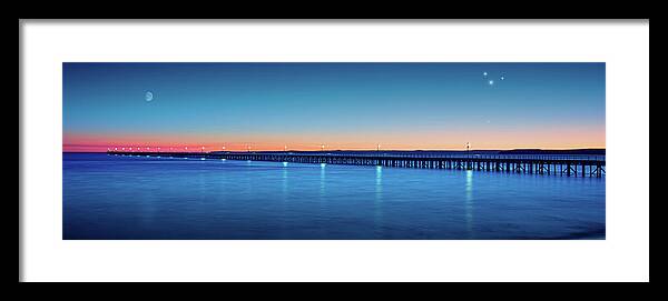 Mars Framed Print featuring the photograph The Planets Align by Michael Lees