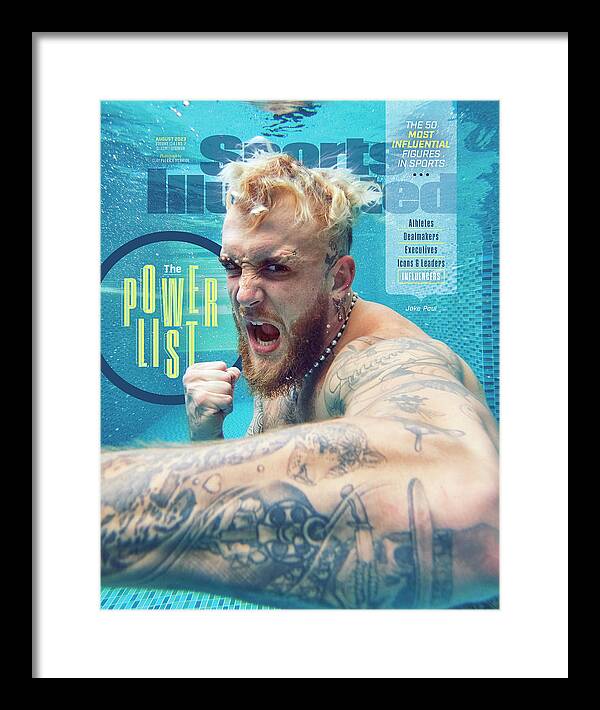 2023 Si Power List Framed Print featuring the photograph The Power List - Jake Paul by Sports Illustrated