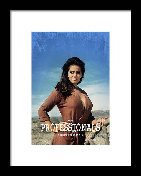 Movie Poster Framed Print featuring the digital art The Professionals by Bo Kev