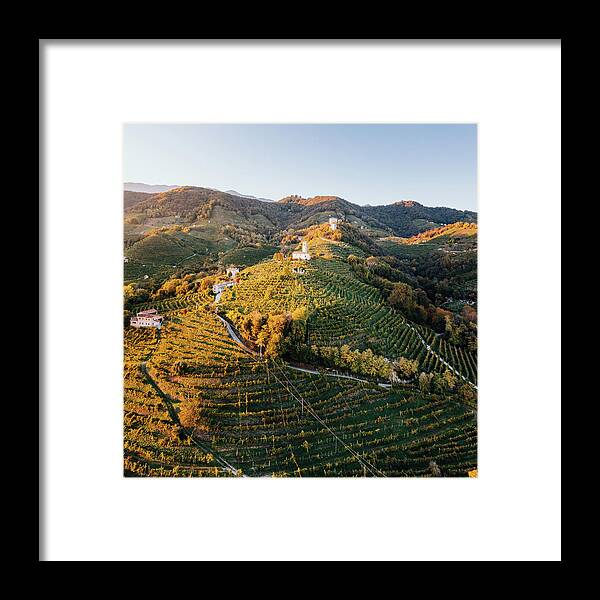 Nature Framed Print featuring the photograph The Prosecco Land by Francesco Riccardo Iacomino