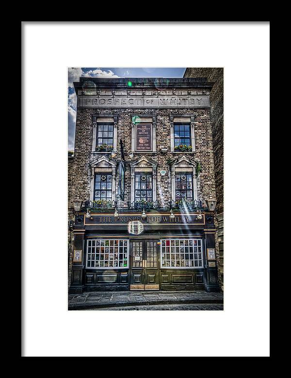 The Prospect Of Whitby Framed Print featuring the photograph The Prospect of Whitby by Raymond Hill