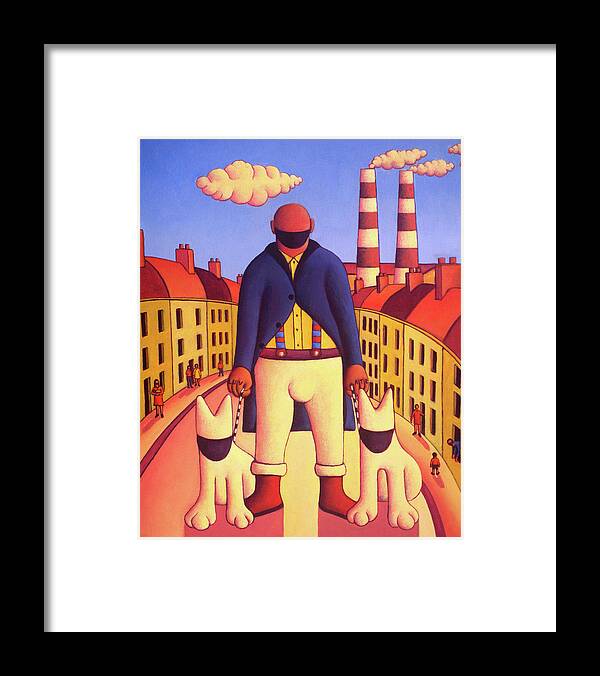 Protector Framed Print featuring the painting The Protector by Alan Kenny