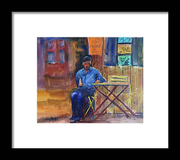 France Framed Print featuring the painting The Quiet Life by Cheryl Prather