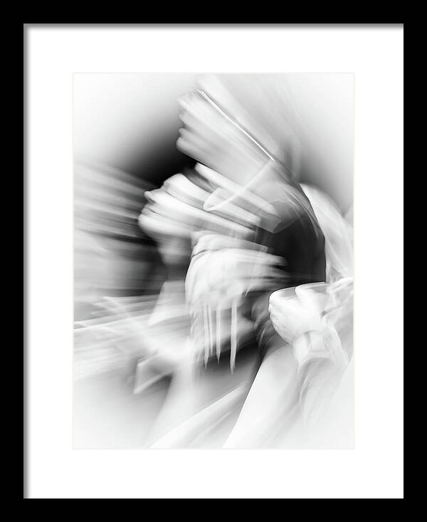 Light Painting Framed Print featuring the photograph The Rapture by Linda McRae