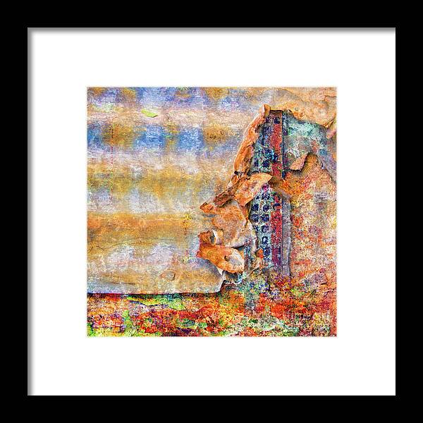 Abstracts Framed Print featuring the photograph The Rhythm of Rust by Marilyn Cornwell