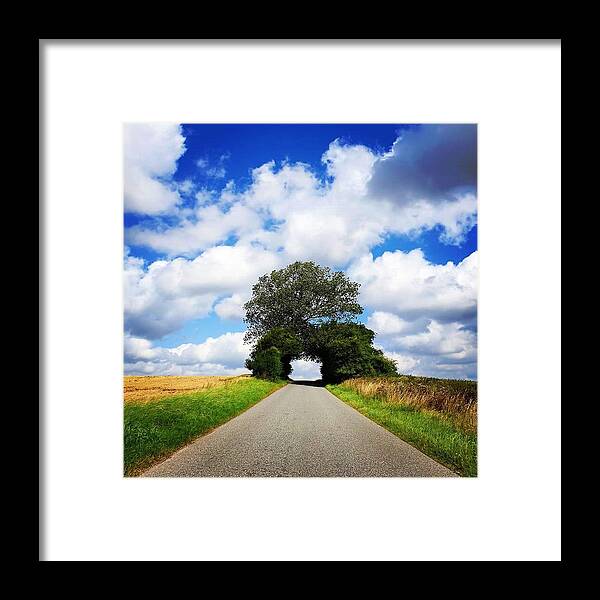Road Framed Print featuring the photograph The Road Less Traveled by Andrea Whitaker