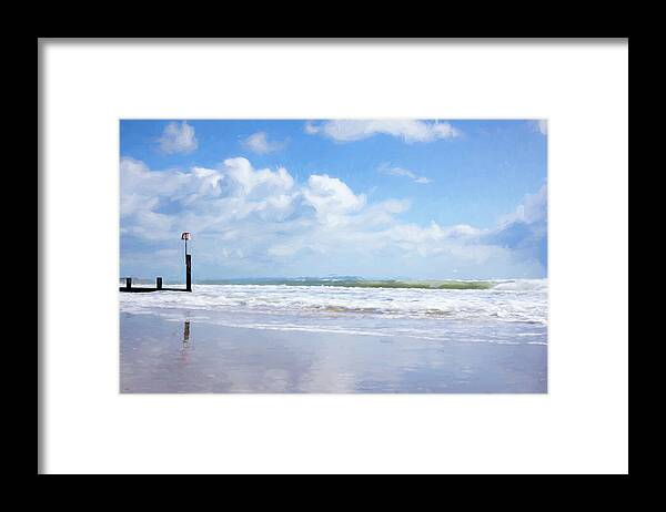 Bournemouth Beach Framed Print featuring the photograph The Seaside by Tanya C Smith