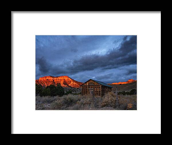 Art Framed Print featuring the photograph The Shed by Edgars Erglis