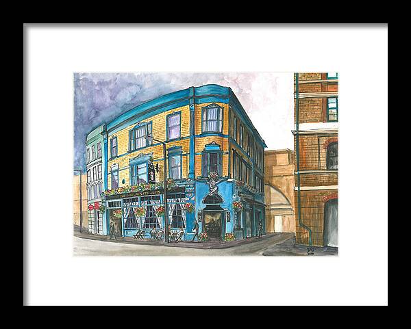  Framed Print featuring the painting The Shipwrights Arms, Tooley St, London UK by Francisco Gutierrez