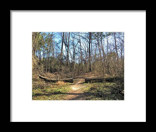 Efficiency Framed Print featuring the photograph The Shortest Distance Between... by Ed Williams