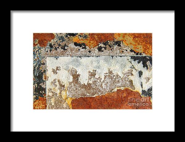 Abstracts Framed Print featuring the photograph The Spaces Between by Marilyn Cornwell