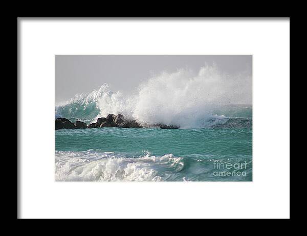 Nassau Framed Print featuring the photograph The storm in my head by Wilko van de Kamp Fine Photo Art