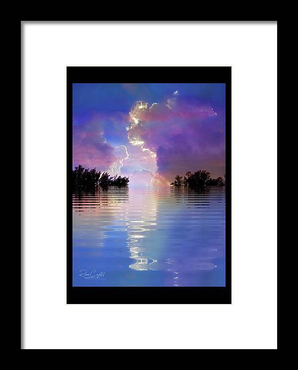 Clouds Framed Print featuring the photograph The Storm Is Over by Rene Crystal