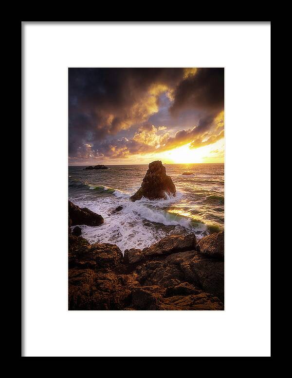  Framed Print featuring the photograph The Storm by Louis Raphael