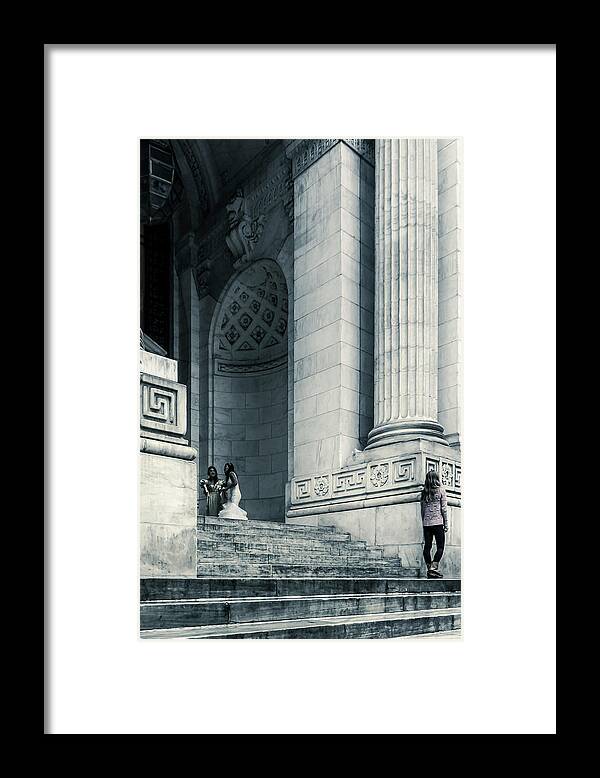 Published Framed Print featuring the photograph THE STREETS OF NEW YORK CITY II by Enrique Pelaez