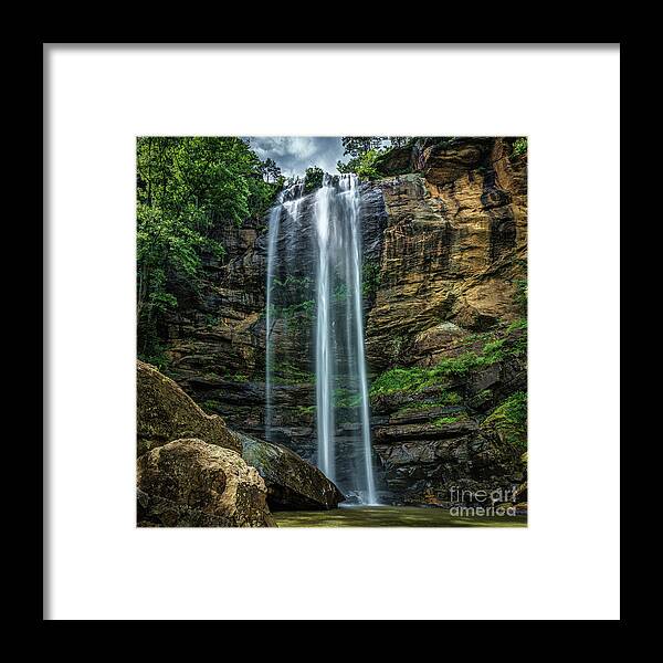 Georgia Framed Print featuring the photograph The Toccoa Falls by Nick Zelinsky Jr