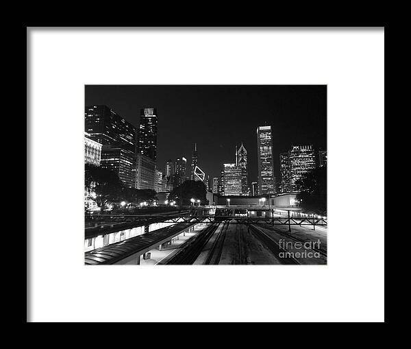  Framed Print featuring the photograph The Tracks by Dennis Richardson