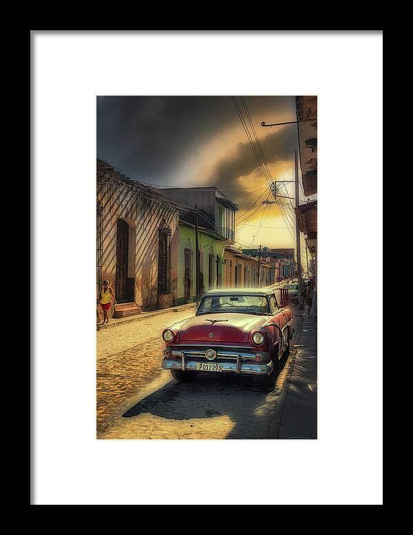 Sleepy Framed Print featuring the photograph The Trinidad atmosphere by Micah Offman