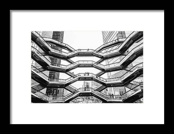 Loves_united_bnw Framed Print featuring the photograph The Vessel by Eugene Nikiforov