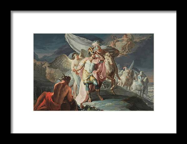 Francisco Framed Print featuring the painting The Victorious Hannibal by Francisco de Goya