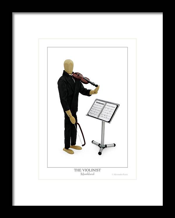 Alessandro Pezzo Framed Print featuring the photograph The Violinist by Alessandro Pezzo