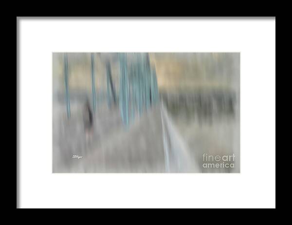 Chattanooga Framed Print featuring the mixed media The Walk - An Abstract Work by DB Hayes
