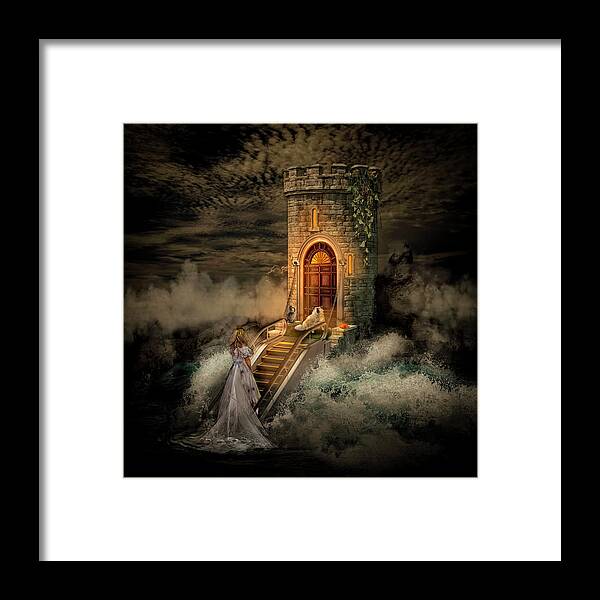 Princess Framed Print featuring the digital art The Watchdog by Maggy Pease