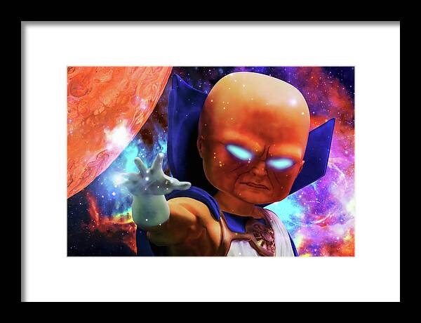 Space Framed Print featuring the photograph The Watcher by Blindzider Photography