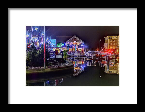 Restaurants Framed Print featuring the photograph The Waterfront by Gareth Parkes