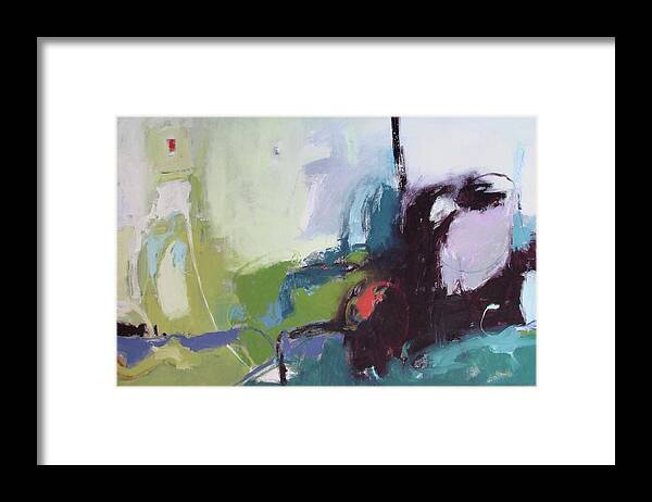 The Whale Framed Print featuring the painting The Whale by Chris Gholson