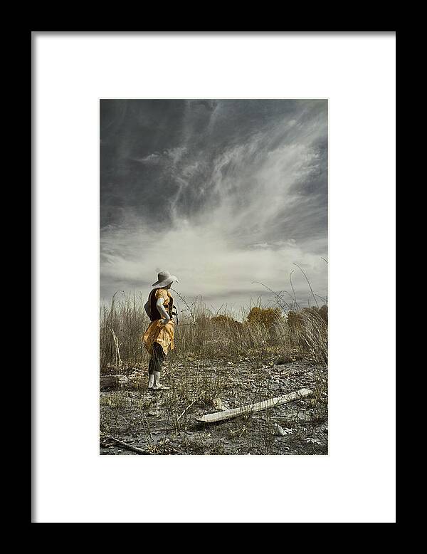 Woman Framed Print featuring the photograph The Will To Conquer by Jim Cook