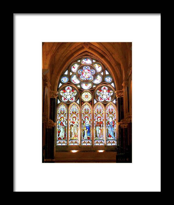 Religious Framed Print featuring the photograph The Window 3 by Mike McGlothlen