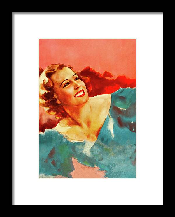 Theodora Framed Print featuring the painting ''Theodora Goes Wild'', 1936, movie poster painting by Movie World Posters
