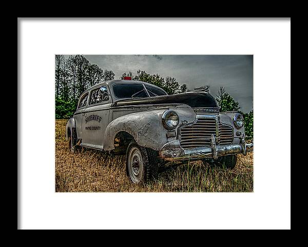 Sheriff Framed Print featuring the photograph There's a New Sheriff in Town by Regina Muscarella