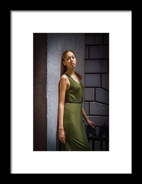Young Framed Print featuring the photograph Thinking Outside by Alexander Image