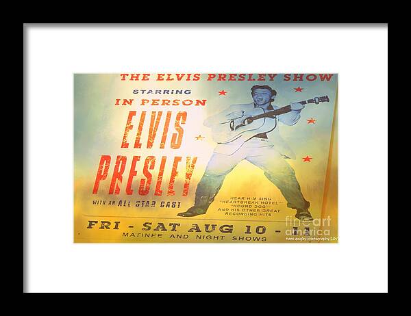 Elvis Presley Framed Print featuring the photograph This Is Elvis Country by Tami Quigley