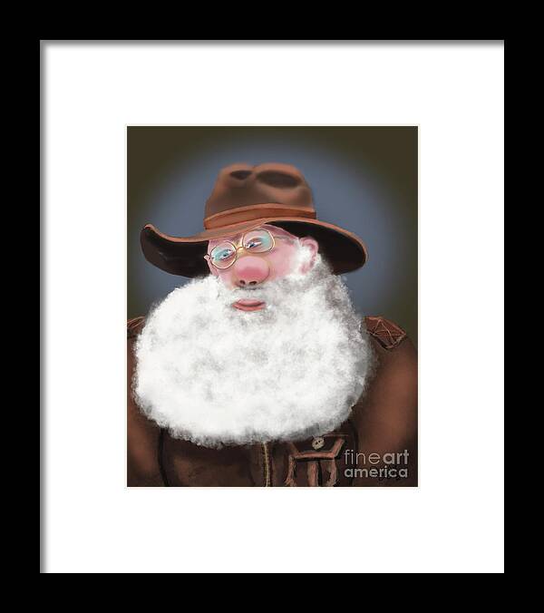 Old Age Framed Print featuring the digital art This Old Man by Doug Gist