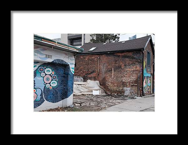  Framed Print featuring the photograph Thoughts On Stuff Under A Pale Tarp by Kreddible Trout