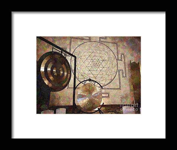 Gongs Framed Print featuring the photograph Three Circles by Katherine Erickson